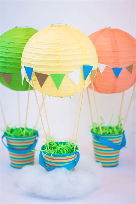 how to make hot air balloon decorations